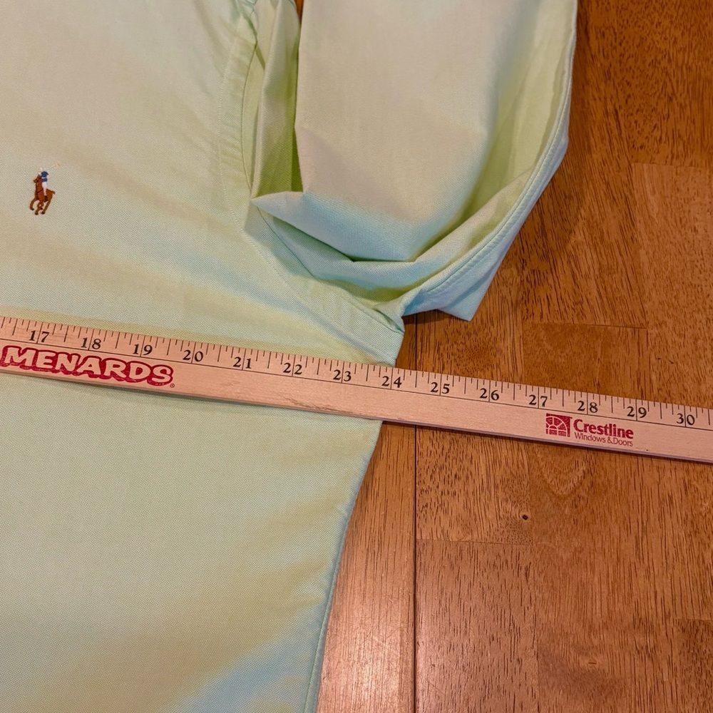Ralph Lauren Lime Green Long Sleeve Shirt L - Picture 7 of 9